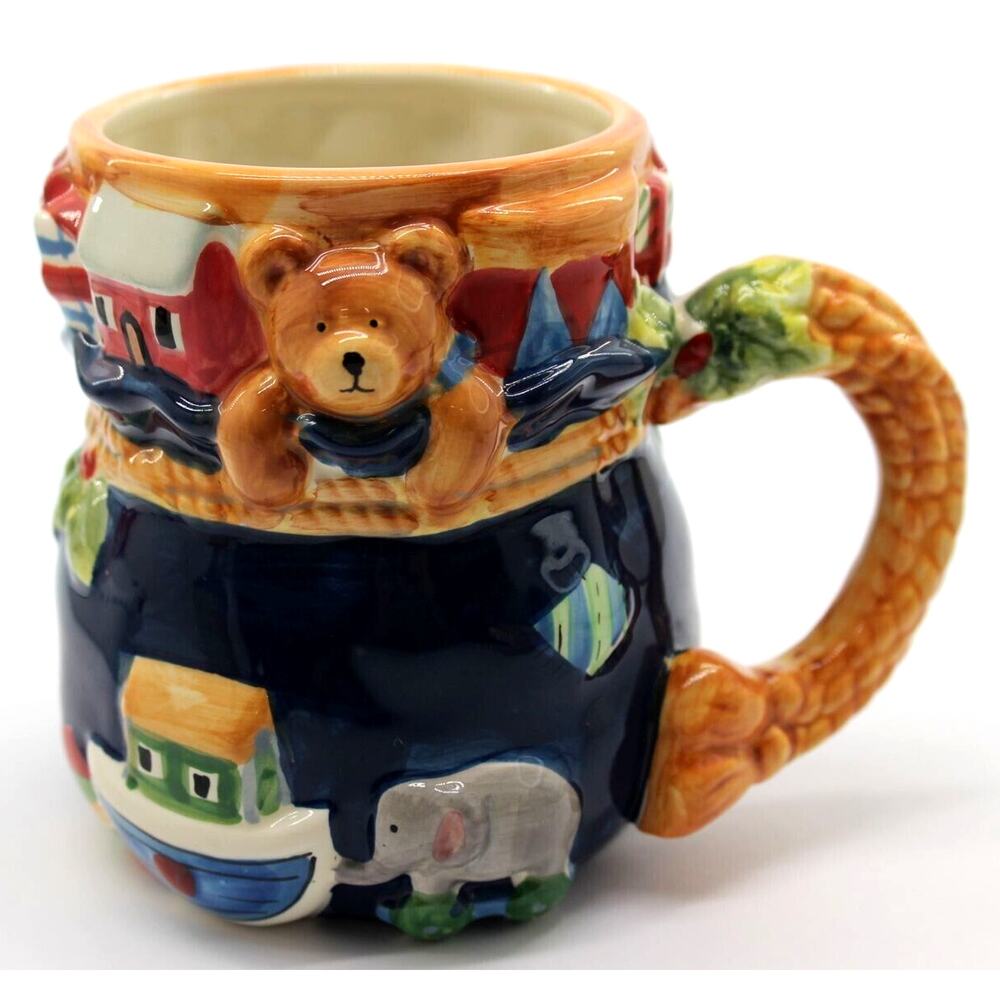 Christmas Mug by Susan Winget • Big Teddy • Rocking Horse • Candy • Noah's Ark